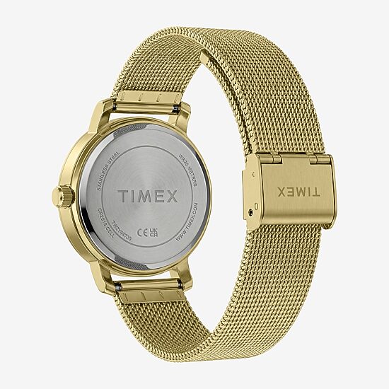 Timex Womens Gold Tone Stainless Steel Bracelet Watch Tw2y48700jt