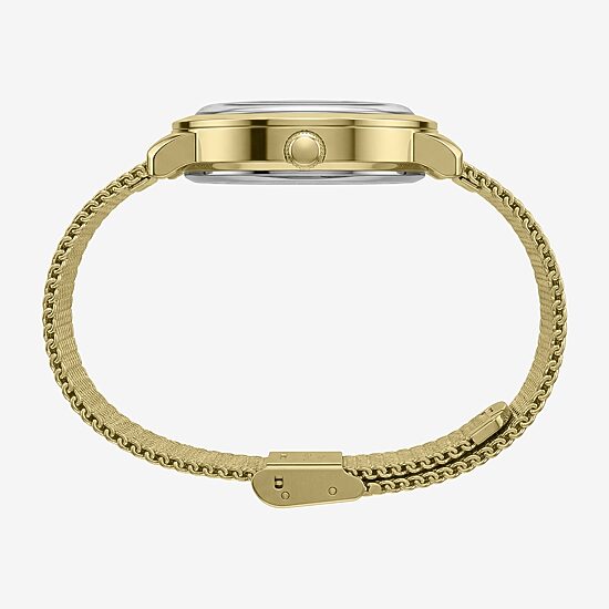 Timex Womens Gold Tone Stainless Steel Bracelet Watch Tw2y48700jt