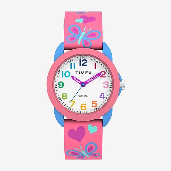 Timex Girls Pink Strap Watch Tw2y59700jt