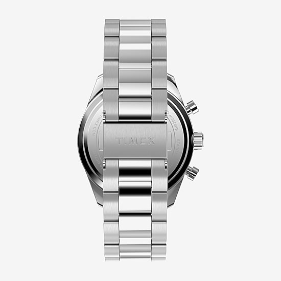 Timex Mens Silver Tone Stainless Steel Bracelet Watch Tw2y56900vq