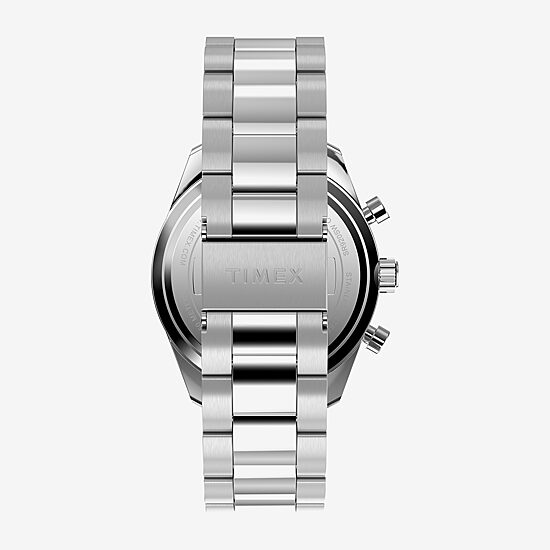 Timex Mens Silver Tone Stainless Steel Bracelet Watch Tw2y62100vq