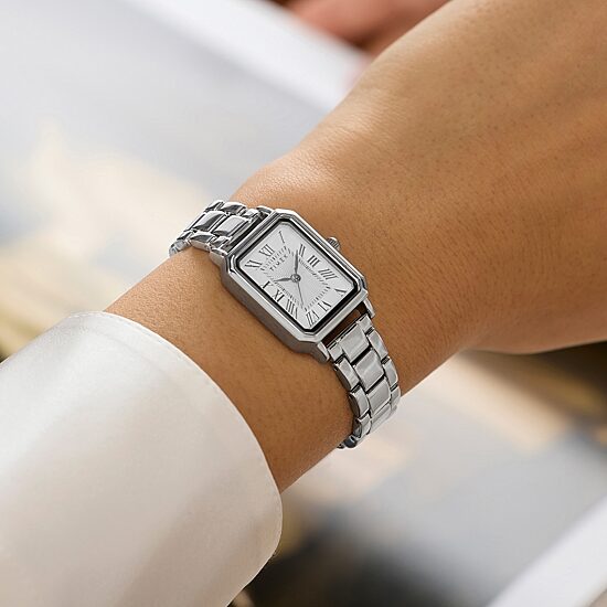 Timex Womens Silver Tone Bracelet Watch Tw2y57900vq