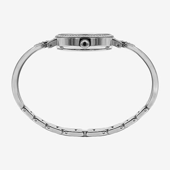 Timex Womens Silver Tone 2-pc. Watch Boxed Set Twg067700vq