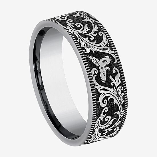 Mens 7MM Tungsten Wedding Band
