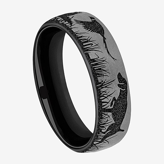 Mens 6.5MM Titanium Wedding Band
