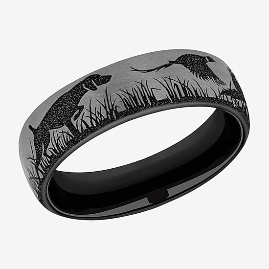 Mens 6.5MM Titanium Wedding Band