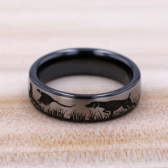 Mens 6.5MM Titanium Wedding Band