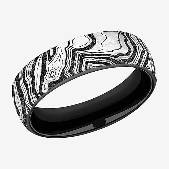 Mens 6.5MM Titanium Wedding Band