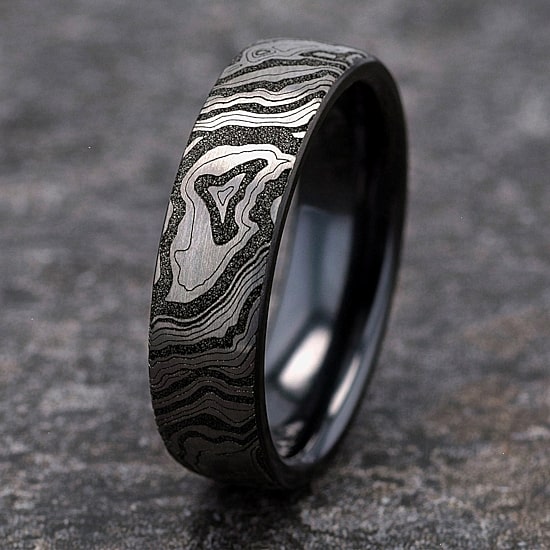 Mens 6.5MM Titanium Wedding Band
