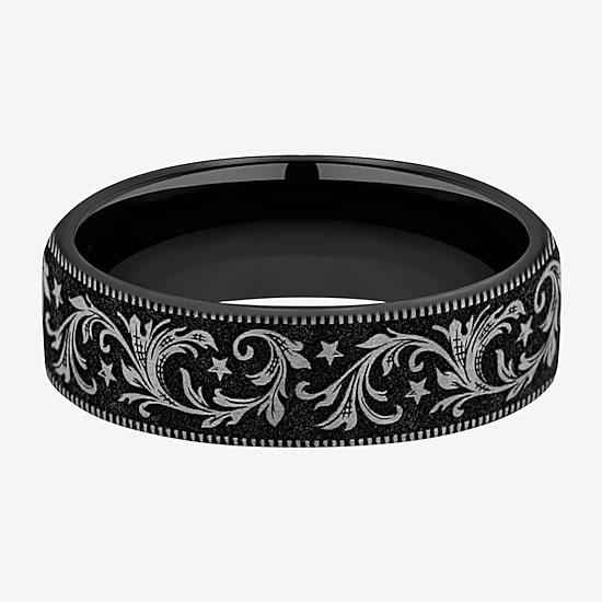 Mens 6.5MM Titanium Wedding Band