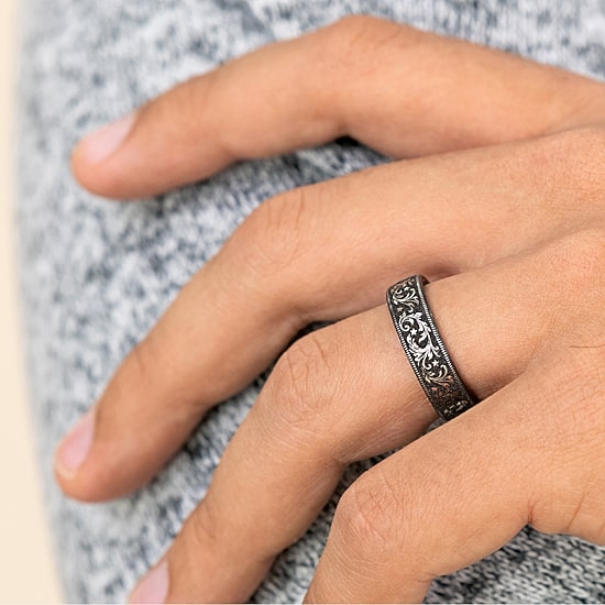 Mens 6.5MM Titanium Wedding Band
