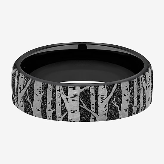 Mens 6.5MM Titanium Wedding Band