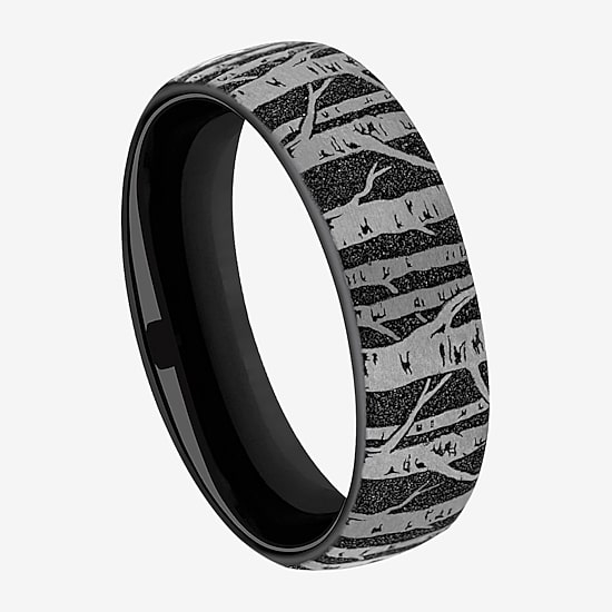 Mens 6.5MM Titanium Wedding Band