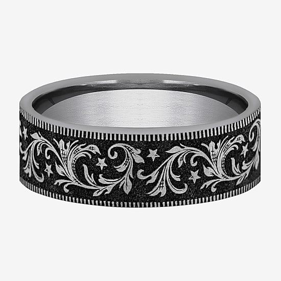 Mens 7MM Tungsten Wedding Band