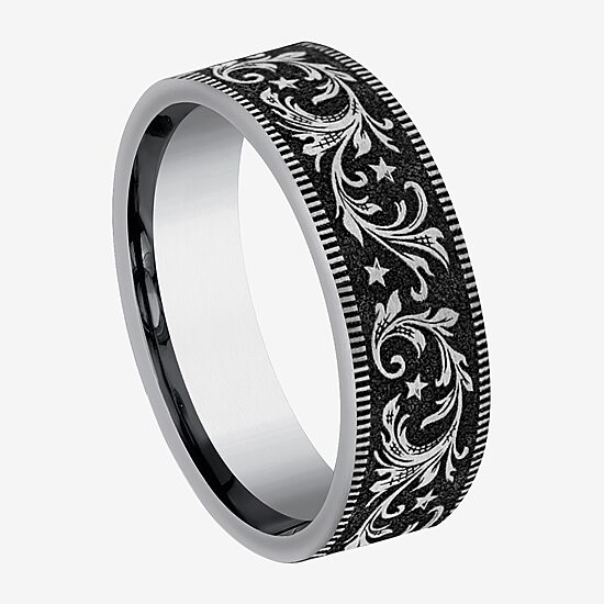 Mens 7MM Tungsten Wedding Band