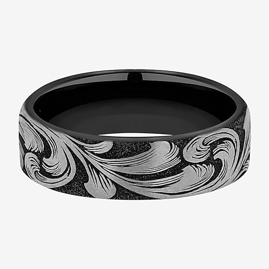 Mens 6.5MM Titanium Wedding Band