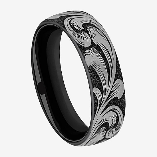 Mens 6.5MM Titanium Wedding Band