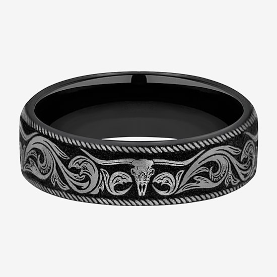 Mens 6.5MM Titanium Wedding Band