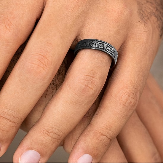 Mens 6.5MM Titanium Wedding Band