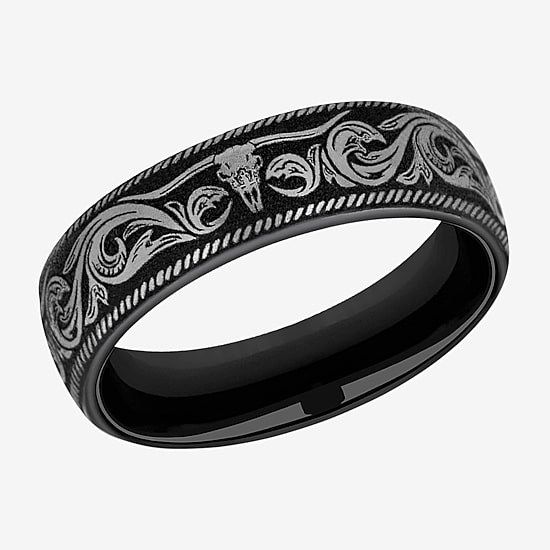 Mens 6.5MM Titanium Wedding Band