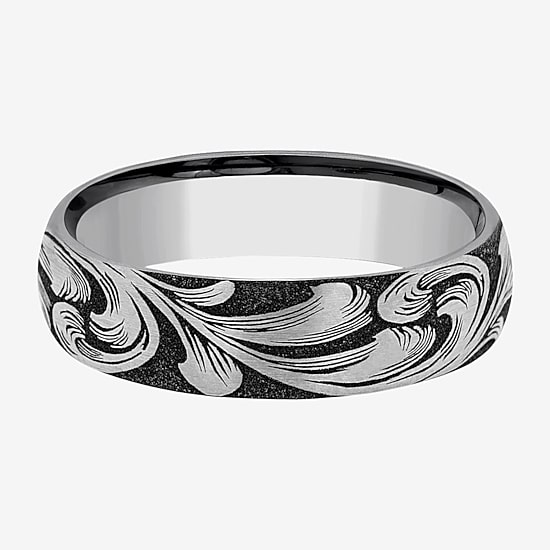 Mens 6MM Tungsten Wedding Band