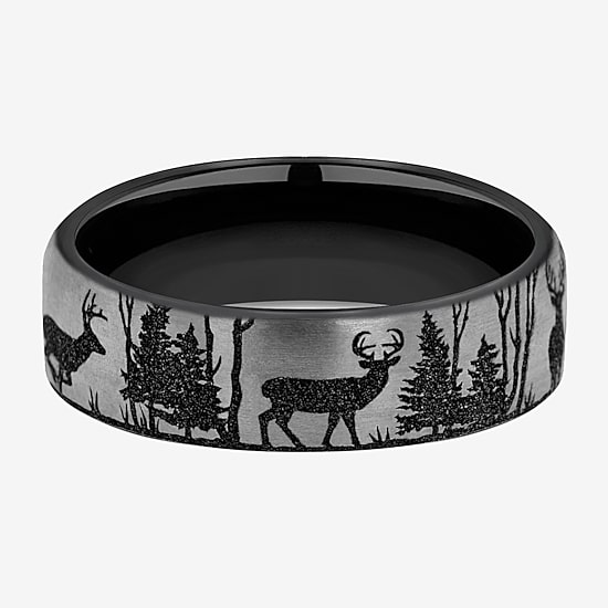 Mens 6.5MM Titanium Wedding Band