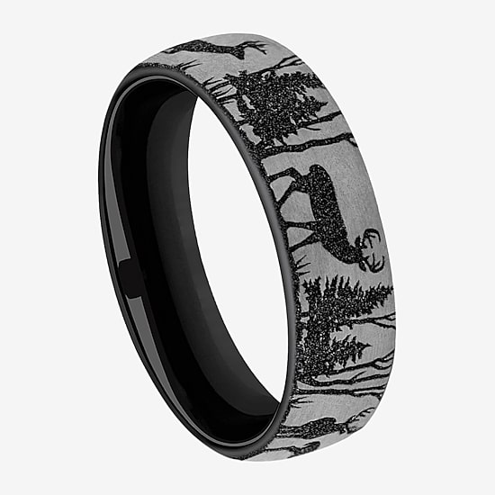 Mens 6.5MM Titanium Wedding Band