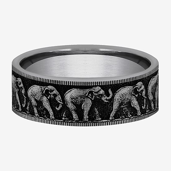 Mens 7MM Tungsten Wedding Band