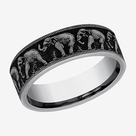 Mens 7MM Tungsten Wedding Band