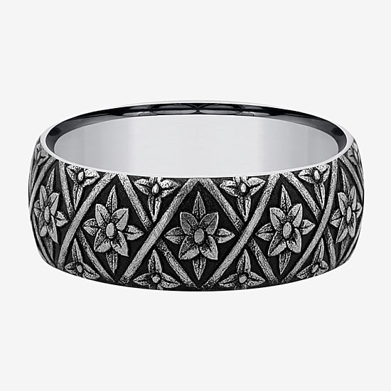 Mens 8MM Tungsten Wedding Band