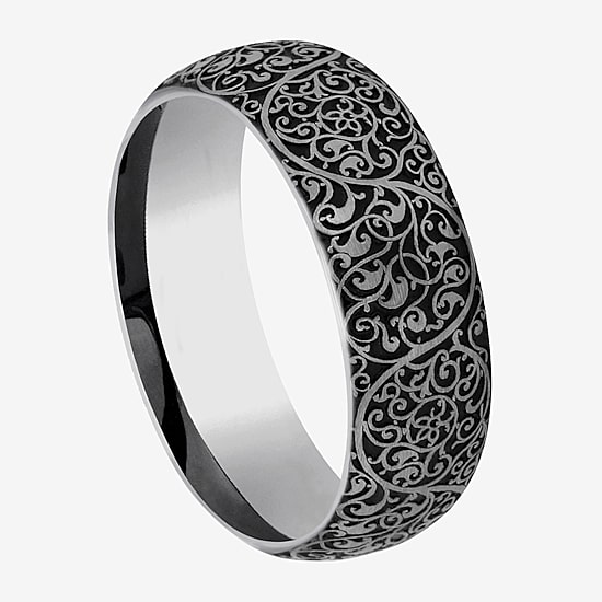 Mens 8MM Tungsten Wedding Band