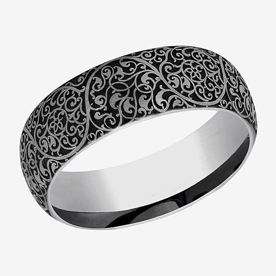 Mens 8MM Tungsten Wedding Band