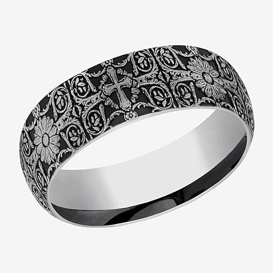 Mens 8MM Tungsten Wedding Band
