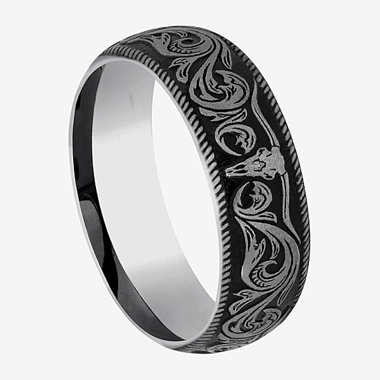 Mens 8MM Tungsten Wedding Band