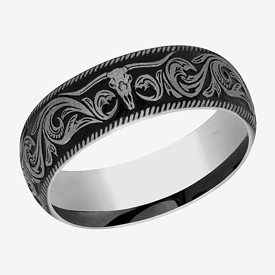 Mens 8MM Tungsten Wedding Band