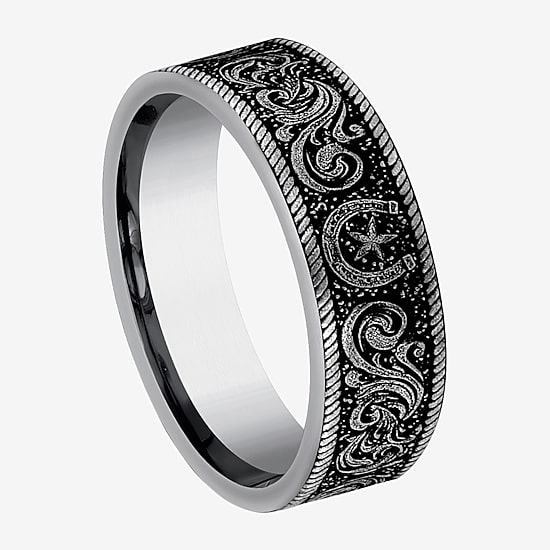 Mens 7MM Tungsten Wedding Band