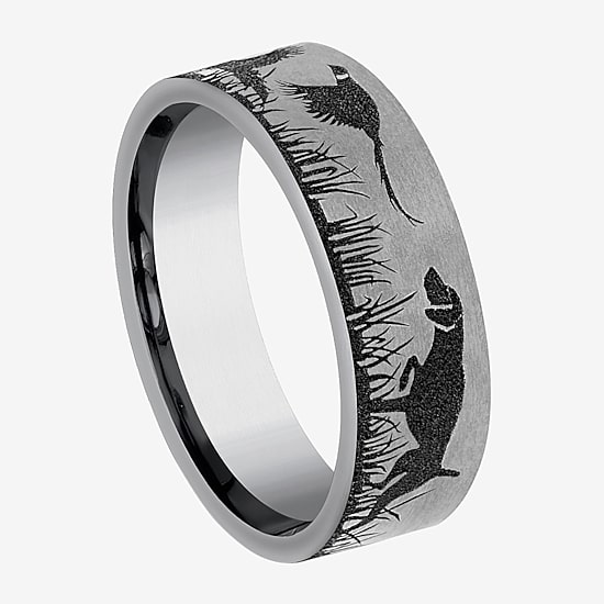 Mens 7MM Tungsten Wedding Band