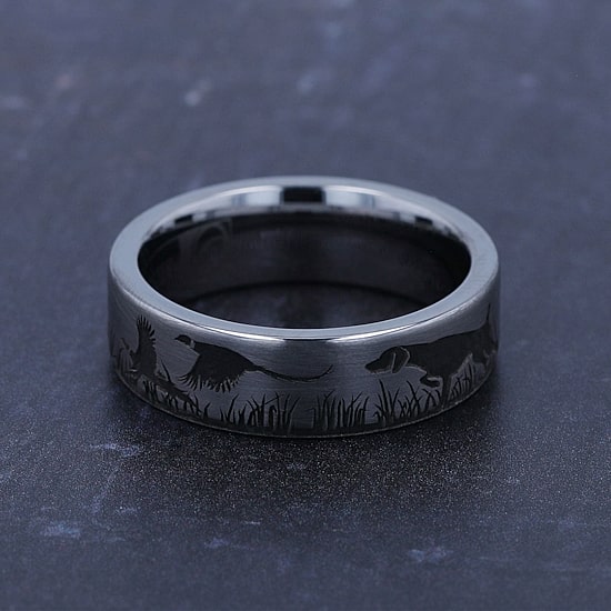 Mens 7MM Tungsten Wedding Band