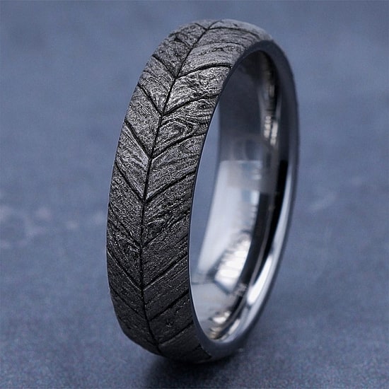 Mens 6MM Tungsten Wedding Band