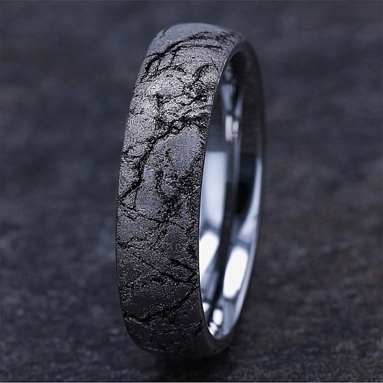 Mens 6MM Tungsten Wedding Band