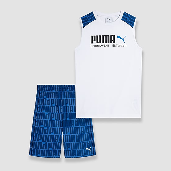 PUMA Big Kid Boys Knit 2-pc. Short Set