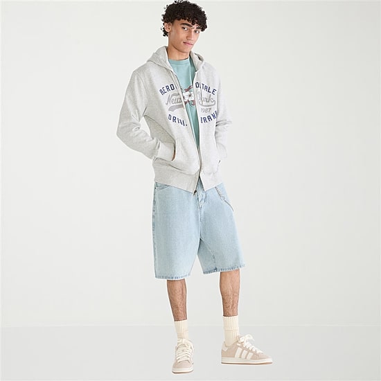AEROPOSTALE Mens Long Sleeve Fleece Zipper Hoodie