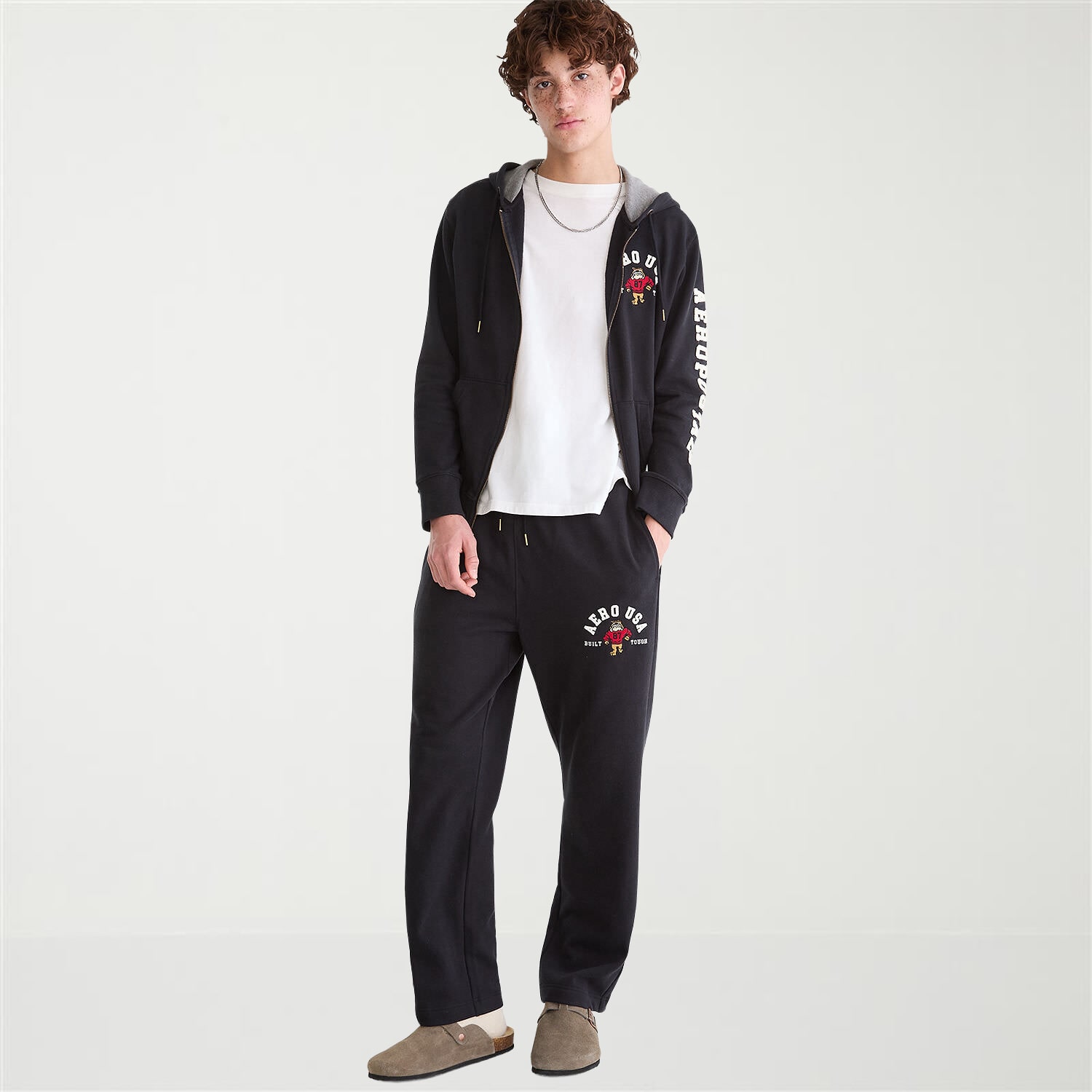 AEROPOSTALE Mens Regular Fit Fleece Sweatpant