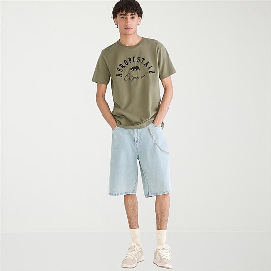 AEROPOSTALE Mens Crew Neck Short Sleeve Regular Fit Graphic T-Shirt