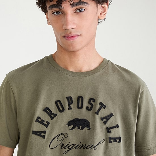 AEROPOSTALE Mens Crew Neck Short Sleeve Regular Fit Graphic T-Shirt