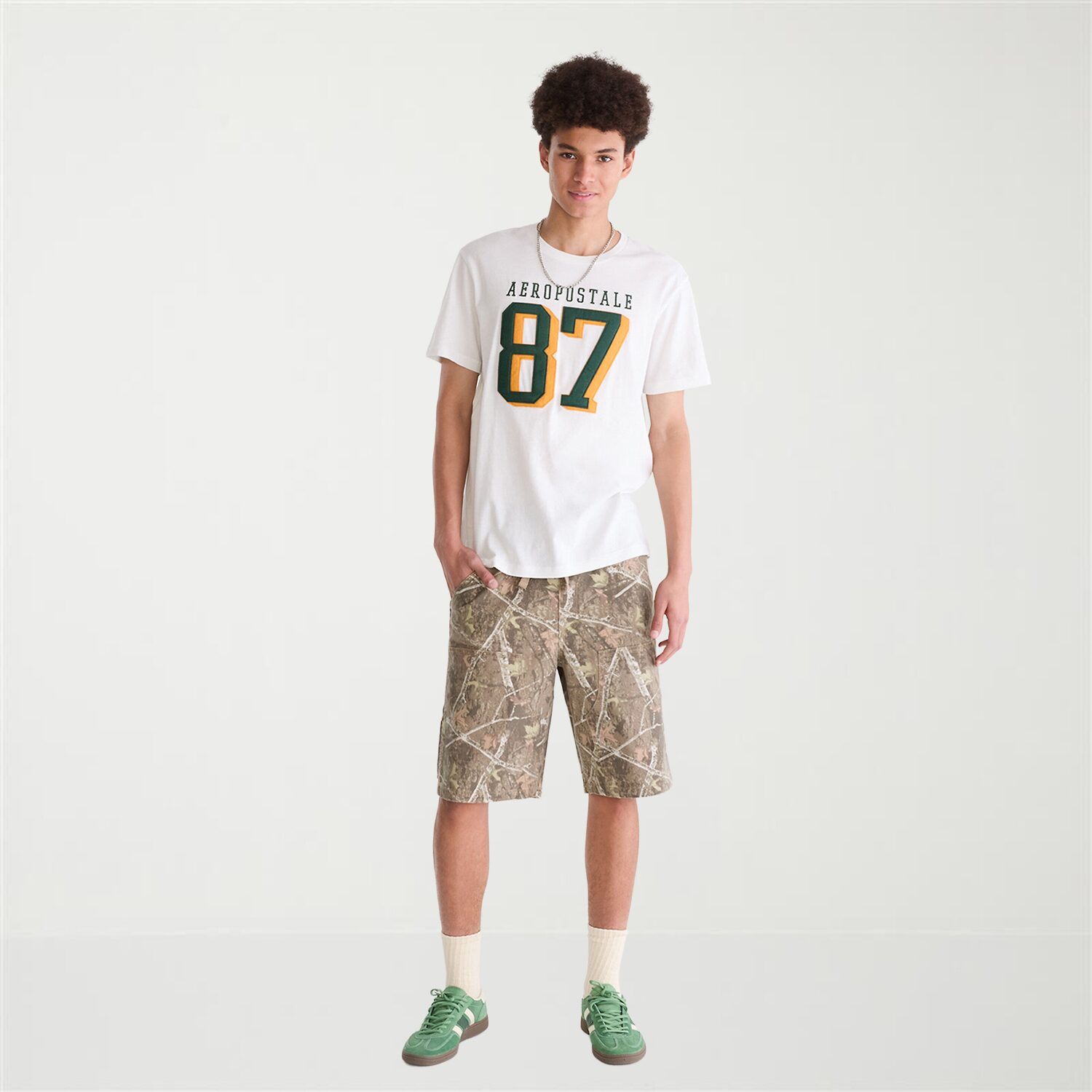 AEROPOSTALE Mens Crew Neck Short Sleeve Regular Fit Graphic T-Shirt