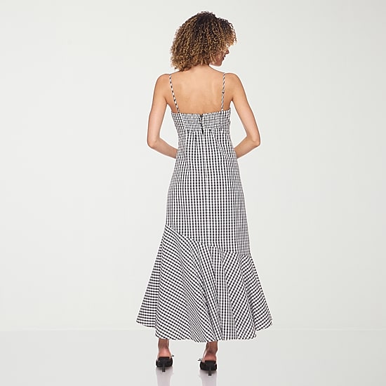 belle vie Womens Midi Scoop Neck Sleeveless Maxi Dress