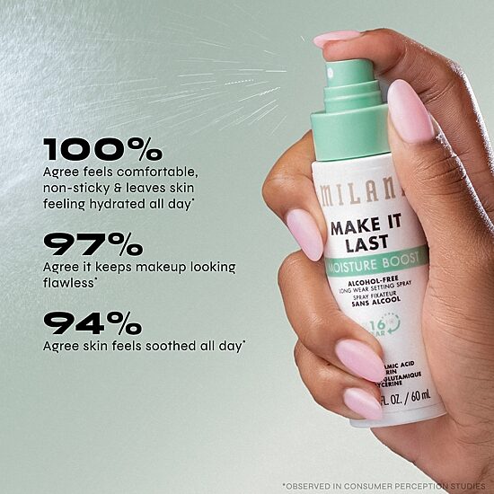 MILANI Make It Last Moisture Boost Alcohol-Free Setting Spray