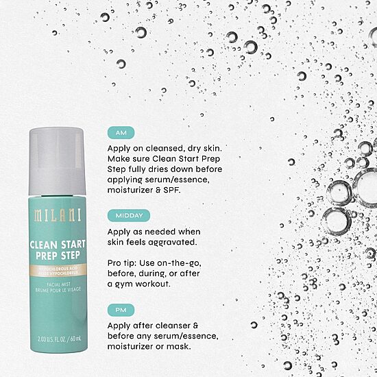 MILANI Clean Start Prep Step Facial Mist