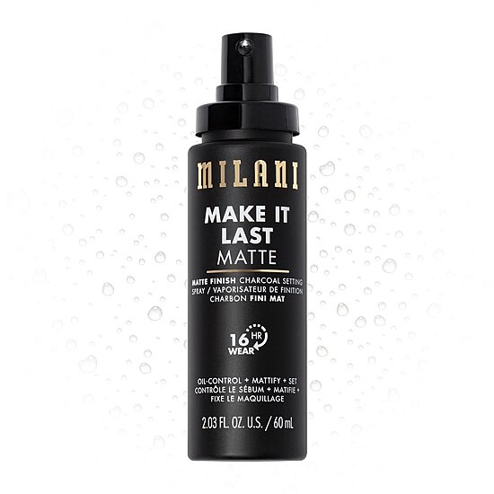 MILANI Make It Last Matte - Matte Finish Charcoal Setting Spray